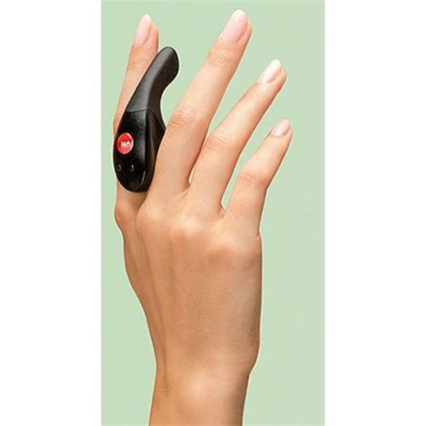 fun factory be one rechargeable finger vibrator black sex toys at adult empire