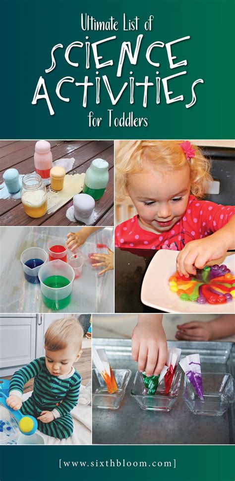 Toddler Science Activities Science Experiments For Preschoolers