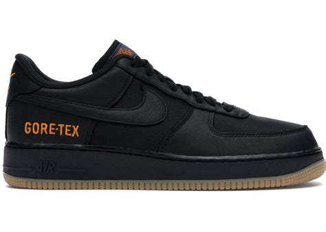 Nike Air Force 1 Low Gore Tex Black Light Carbon Mens Ck2630 001 Gb