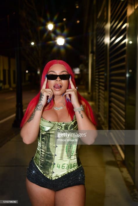 rapper mulatto backstage at lil tjay in concert at buckhead theatre news photo getty images