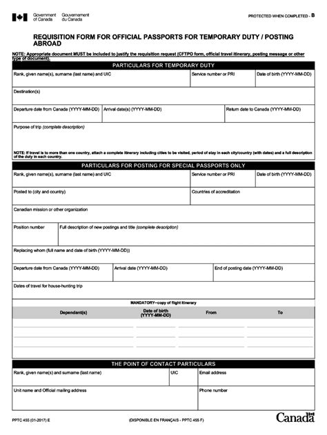 Canada Pptc 455 2017 2021 Fill And Sign Printable Template Online