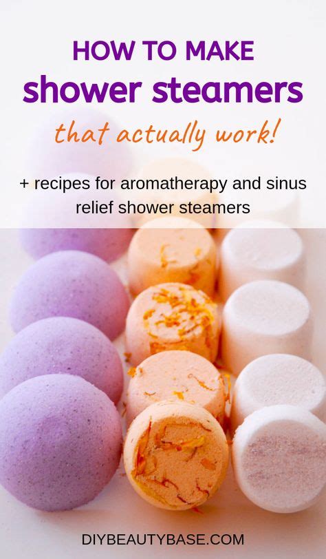 Diy Shower Steamers With Essential Oils Recipe Diy Aromatherapy Shower Steamers Diy Shower
