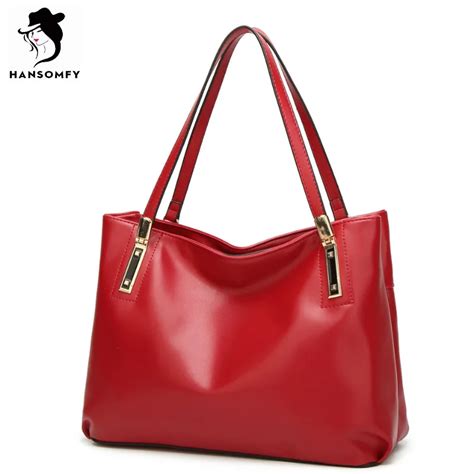 Buy Hansomfy Fashion Women Handbag Soft Pu Patent