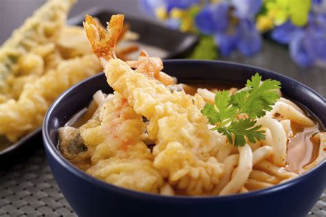 Tempura Udon Recipe With Vegetables And Shrimp
