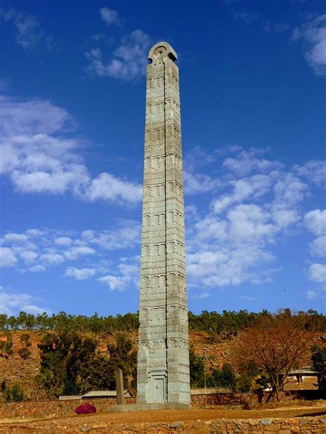The Obelisk Of Aksum After Being Returned To Ethiopia I Ondřej Žváček
