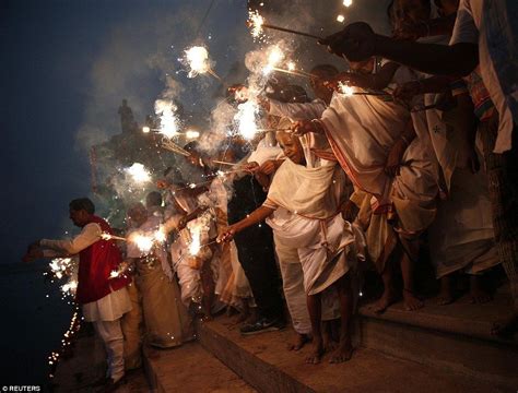 Widows Light Sparklers As Part Of Celebrations Organised By Non