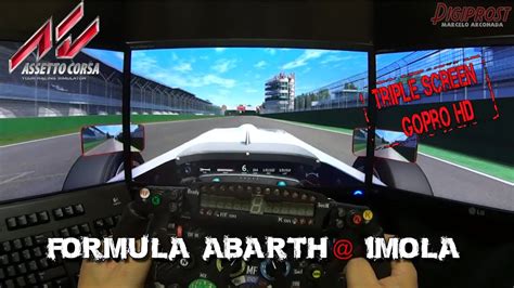 Assetto Corsa Formula Abarth Gopro Triple Screen Youtube All In One