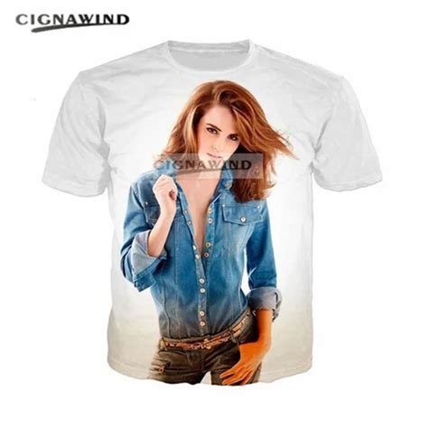 Buy Latest Summer Top Fashion T Shirt Menwomen Actor Emma Watson 3d Printed T