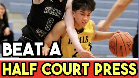 How To Beat A Half Court Press Youtube