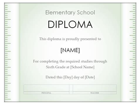 Editable Homeschool Diploma Template