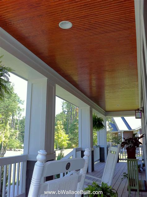 Pin By B Wallace Design And Constructi On Paladin Court Porch Ceiling