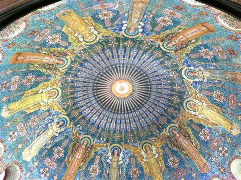 Mosaic Ceiling At Lakewood Cemetery Minneapolis Mn Beach Mat Mosaic