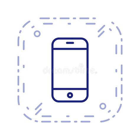 Illustration Phone Cell Icon Stock Illustration Illustration Of