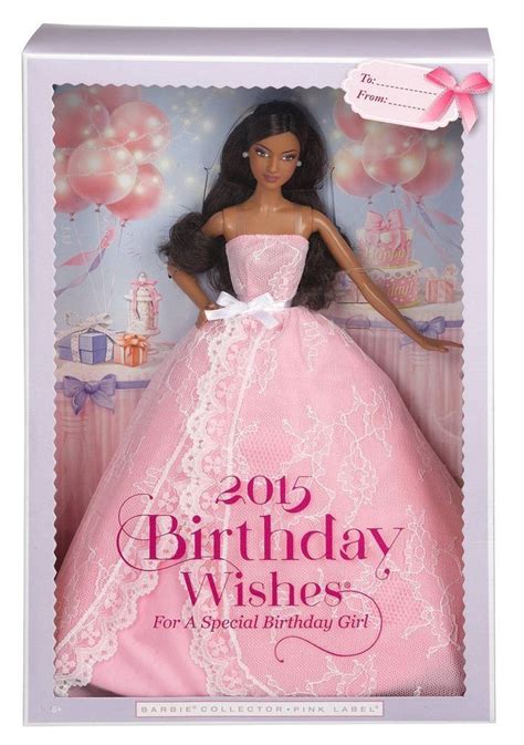 Barbie 2015 Birthday Wishes African American Doll New In The Box Mattel Dolls Barbie Barbie