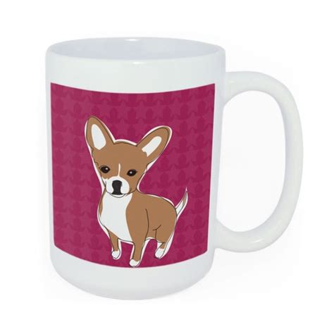 Chihuahua Tea Or Coffee Mug Large Ceramic Dog Mugs Time To
