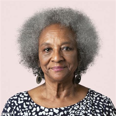 Happy Black Senior Woman Mockup Premium Image By Mckinsey Older Woman
