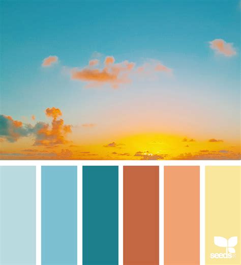 Color Set Sunset Color Palette Sunrise Colors Color Schemes
