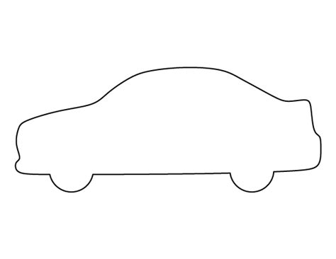 Car Pattern Use The Printable Outline For Crafts Creating Stencils