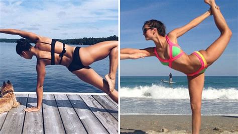 Celebrities Bikinis Yoga Awesome