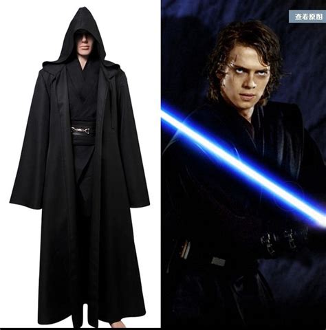 2xs 3xl Hot Star Wars Obi Wan Jedi Adult Cape Cloak Hooded Cosplay