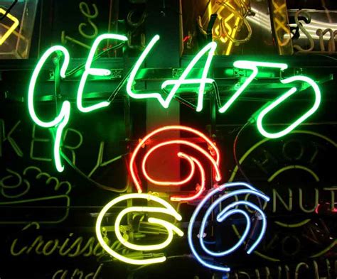 Gelato Neon In Neonslight Up Signs Ice Cream