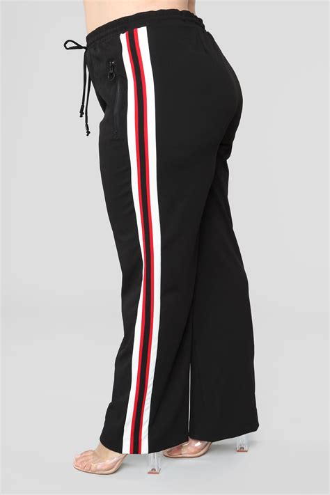 Sally Striped Pants Black Fashion Nova