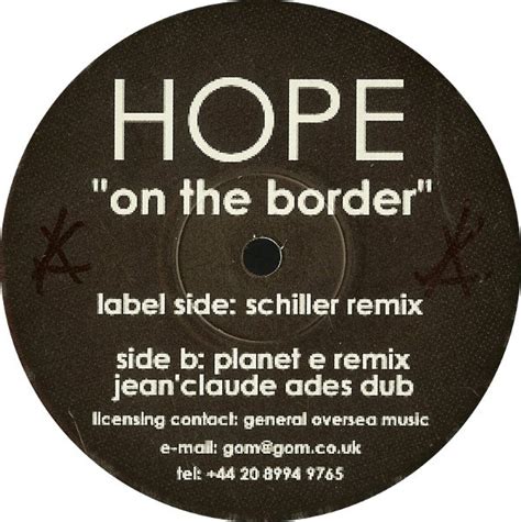 hope on the border 2000 vinyl discogs