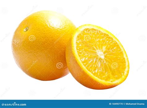 A Full And Half Orange Stock Photo Image Of Brunch 18490770