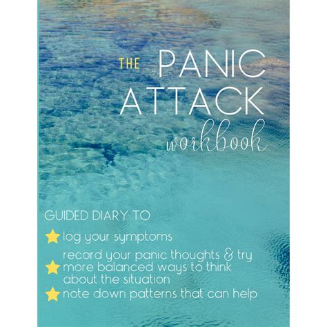 Panic Attack Workbook Diary Guided Journal Symptom Tracker And Dealing