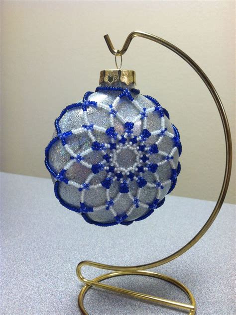 Pin By Shelly Mcmurrian On My Bead Projects Beaded Holiday Ornaments