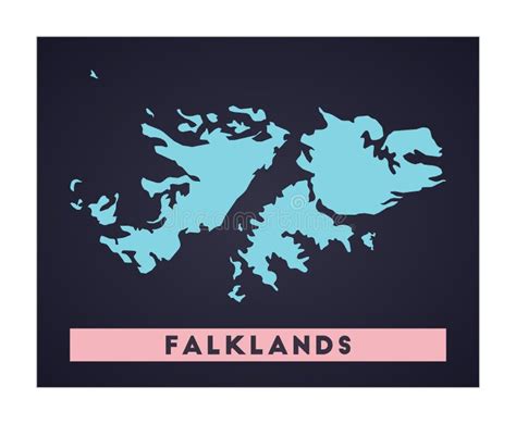 Falklands Map Stock Vector Illustration Of Patriot 216775884