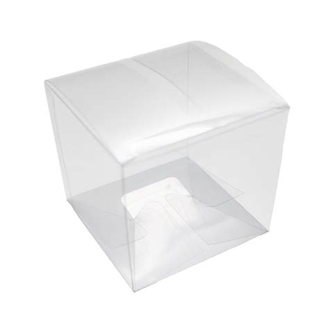 Lnkey 50 Pcs Clear Favor Boxes 3x3x3 Inch For Cupcake Wedding Party