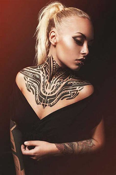 Pin auf Kadın babeun Dövmeleri Woman Neck Tattoos
