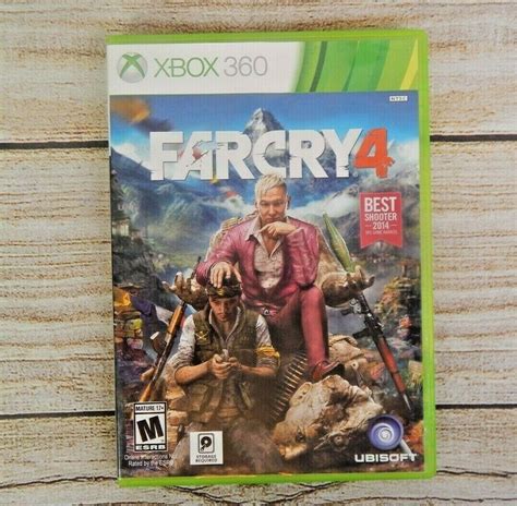 Microsoft Xbox 360 Far Cry 4 Game Disc Wbox 2014 Ubisoft Shooter