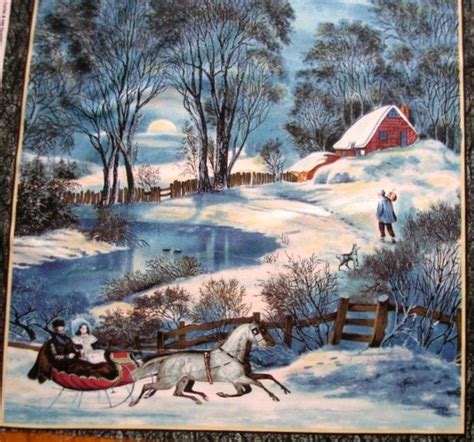 Currier And Ives Winter Scenes