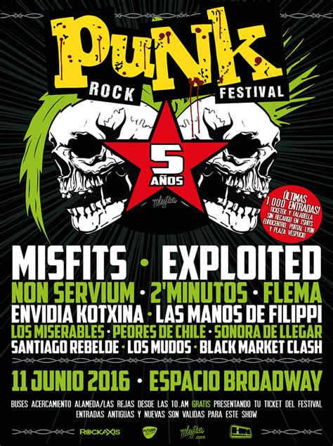 Punk Rock Festival Confirmó Nueva Fecha Y Cambios En El Cartel Final — Futuro Chile