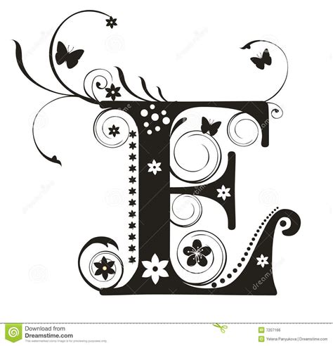 Letter E Royalty Free Stock Image Image 7207166 Typography