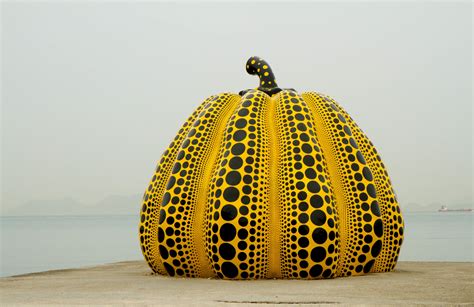 yayoi kusama s most outstanding sculptures pumpkins and flowers