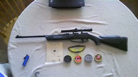 Daisy 177 880 Powerline Kit Air Rifle Review And Test Firing YouTube