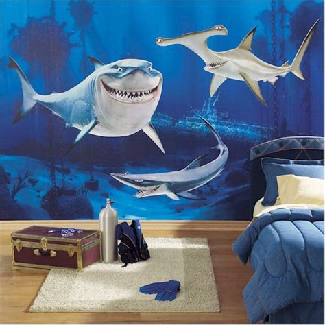 Home » bedroom » boys bedroom » boys bedroom shark themed boy s room big rooms in 2019. Shark-Tale-Wall-Mural.jpg (700×700) | Shark mural, Kids ...