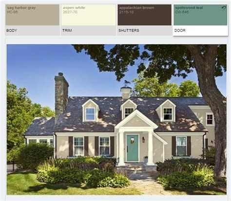 Just come into sag from noyak road. benjamin moore paint color schemes, sag harbor gray hc95 ...