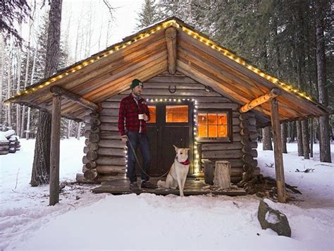 Cabins are available to fit any size lot, either at the lake or deep in the woods. Just you and the dog | Alaska Cabin | Cabin, Log cabin ...