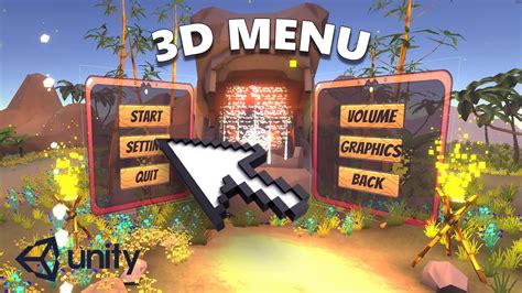 3d Menu In Minutes How To Create A Stunning 3d Menu With Unity Dotween