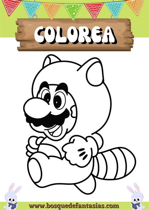Dibujos De Mario Bros Para Niños Para Colorear E Imprimir