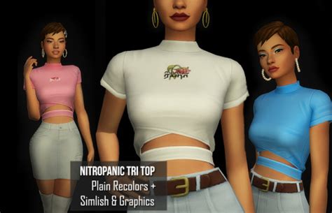 Megan Tied Top And Jeans At Arethabee Sims 4 Updates Vrogue