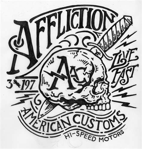 9 Designs From The Artist Den Affliction Official Blog Tshirt