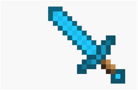 Minecraft Enchanted Diamond Sword Png Transparent Png Transparent