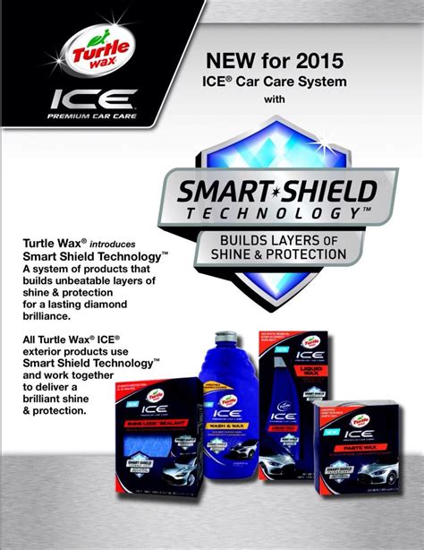 Turtle Wax ICE Smart Shield Technology Premium Cars Ice Car Car