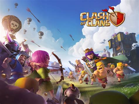 Video Game Clash Of Clans 4k Ultra Hd Wallpaper