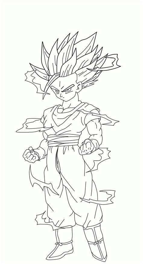 Some of the coloring page names are gohan super saiyan 2 click on the coloring page to open in a new window and print. Dragon Ball Z Goku Super Saiyan 2 Coloring Pages ...